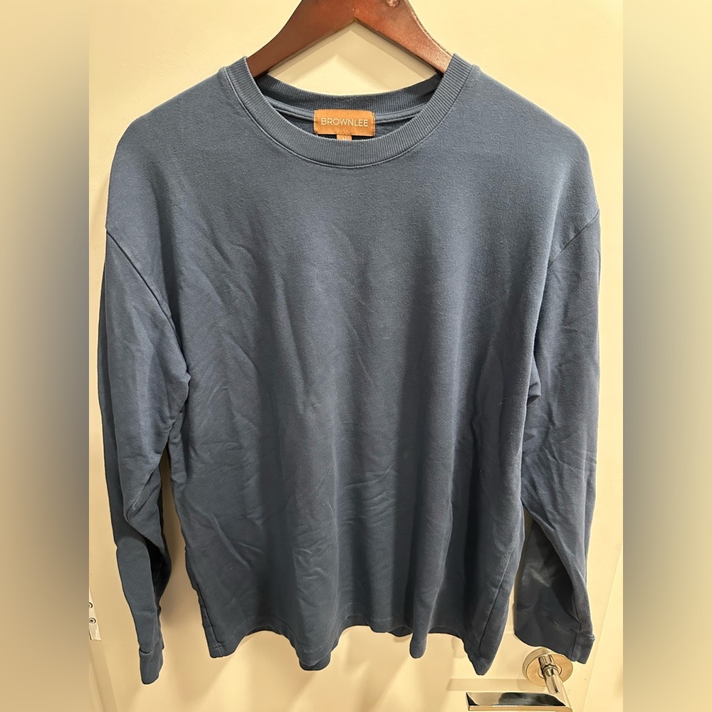 Men's Blue Sweater Shirt